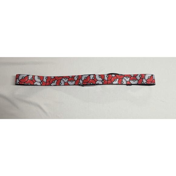 Pokemon Buckle Down Appeal Silver Adjustable Seatbelt Belt Pokeball Design 2016 - Picture 2 of 9